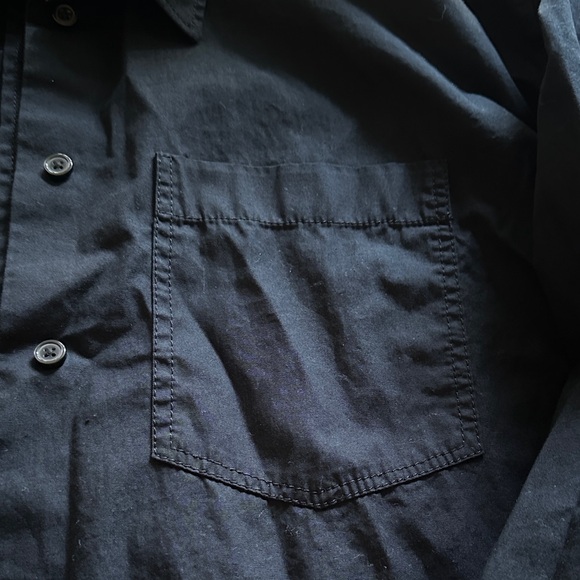 J. Crew Black Étienne oversized shirt in lightweight oxford - Picture 8 of 12